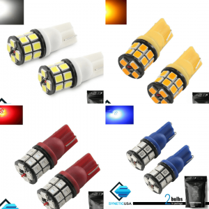 2x T10 / 168 LED High Power Light Bulbs, 2835 Chip (Choose Your Color)