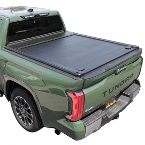2023 Tundra Army Green with SyneTrac-PRO tonneau cover