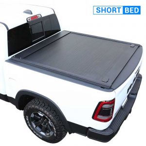 [SyneTrac-MR] - Short Bed: Aluminum Waterproof Manual Retractable Tonneau Cover