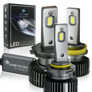 ZL Series 6000 Lumen CSP LED Headlight Light Bulbs Kit, 6000K White