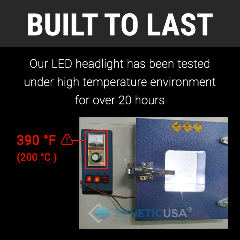 2-Side 9005 HB3 COB LED Headlight High Beam Bulbs Kit 6000K White 