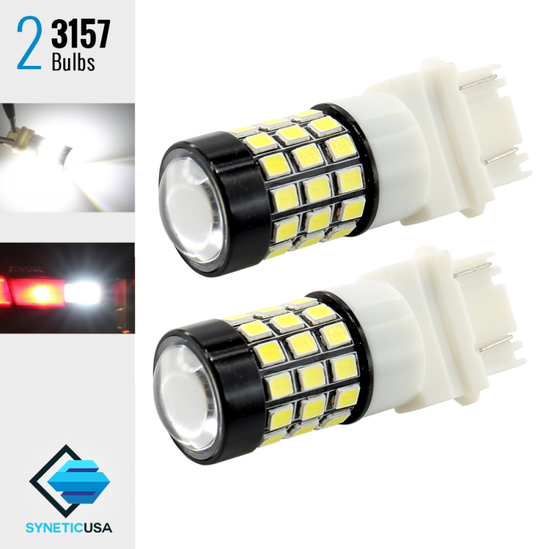 2X 40W 3157/3156 LED 6000K White Reverse Backup High Power Light Bulbs