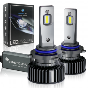 9006 CSP LED Headlight Fog Light Bulbs Kit Low Beam 6000K White 6000 Lumen