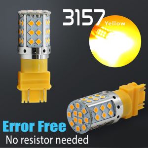 3157/3156 Super Bright 42-SMD CANBUS Error Free Turn Signal LED Bulbs 