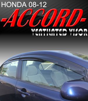 2008-2012 Honda Accord Sedan (4-Door) Mugen Style Vent Visors